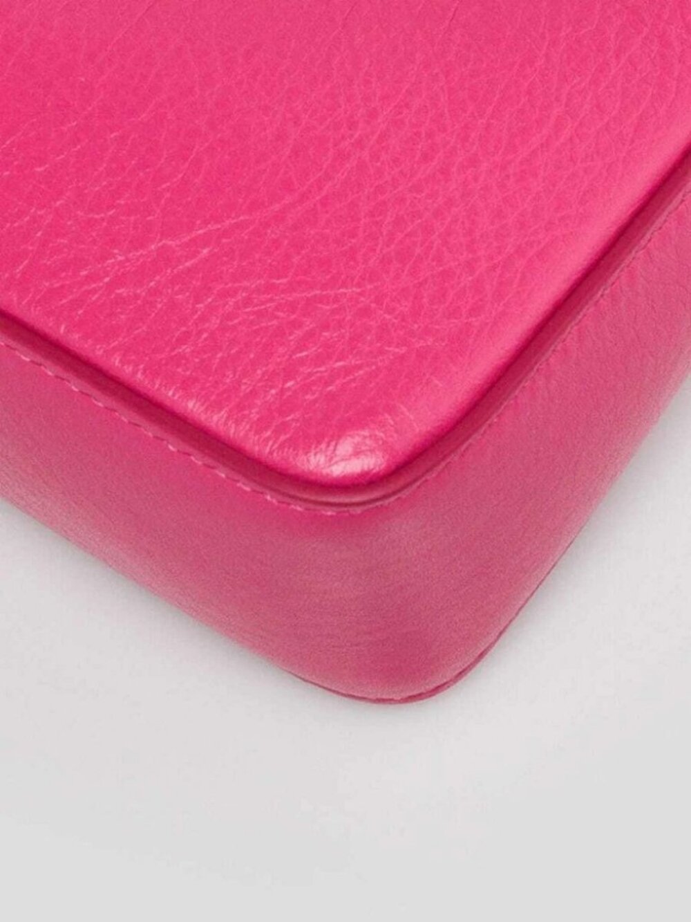 Givenchy Hot Pink Smooth Leather Mini Moon Cut Out Shoulder Bag - Picture 4 of 12